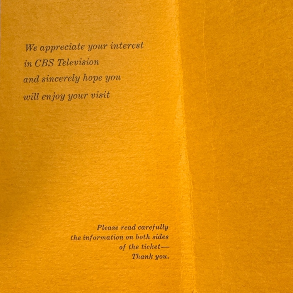 Carol Burnett Show-CBS 1975 Tickets with original CBS ticket holder - Picture 4 of 6